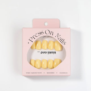 Kiokii Handmade Press - On Nails - Glowing Elegance Nail Set by Kiokii and... – Press - On Nails photo