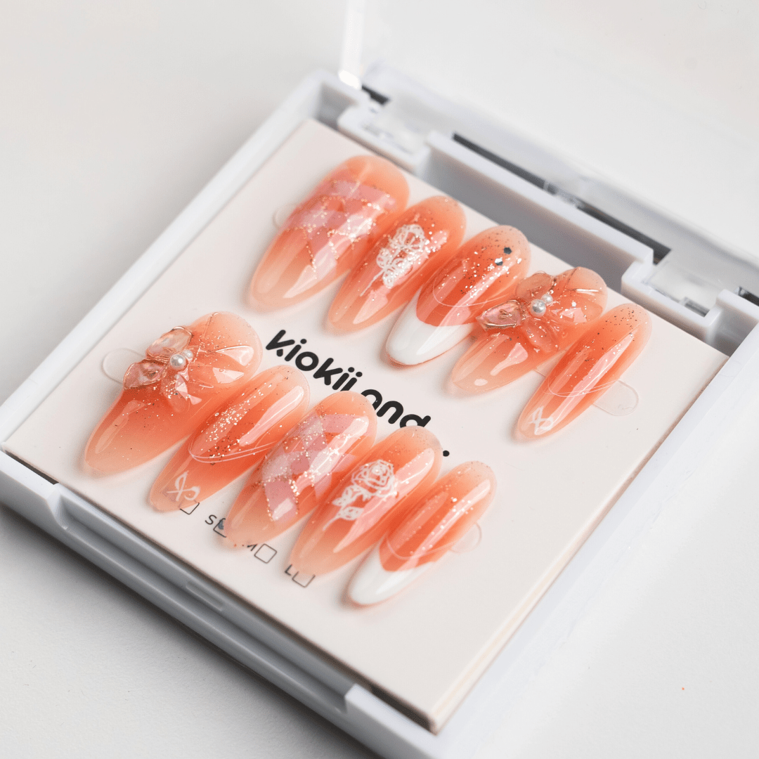 Kiokii Handmade Press - On Nails - Luna by Kiokii and... – Press - On Nails