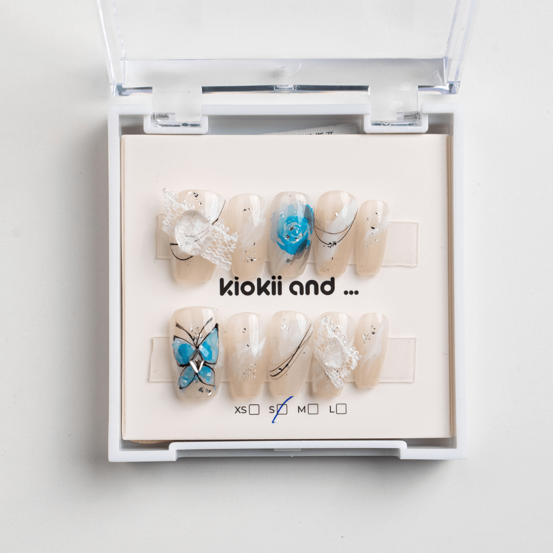 Kiokii Handmade Press - On Nails - Moonlight by Kiokii and... – Press - On Nails