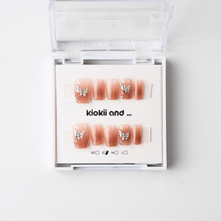 Kiokii Handmade Press - On Nails - Petal Whisper by Kiokii and... – Press - On Nails photo