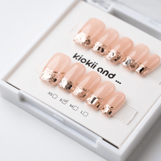 Kiokii Handmade Press - On Nails - Rose Dusk by Kiokii and... – Press - On Nails photo