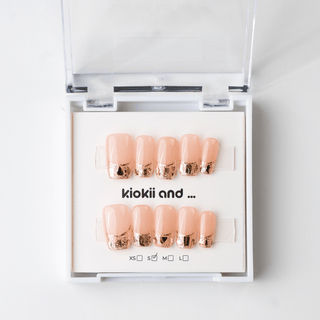 Kiokii Handmade Press - On Nails - Rose Dusk by Kiokii and... – Press - On Nails photo
