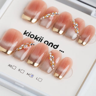 Kiokii Handmade Press - On Nails - Rosy Glow - Kiokii and... | Kiokii and...