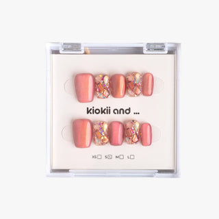 Kiokii Handmade Press - On Nails - Ruby Glow - Kiokii and... | Kiokii and...