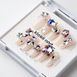 Kiokii Handmade Press - On Nails - Starlight Symphony by Kiokii and... – Press - On Nails