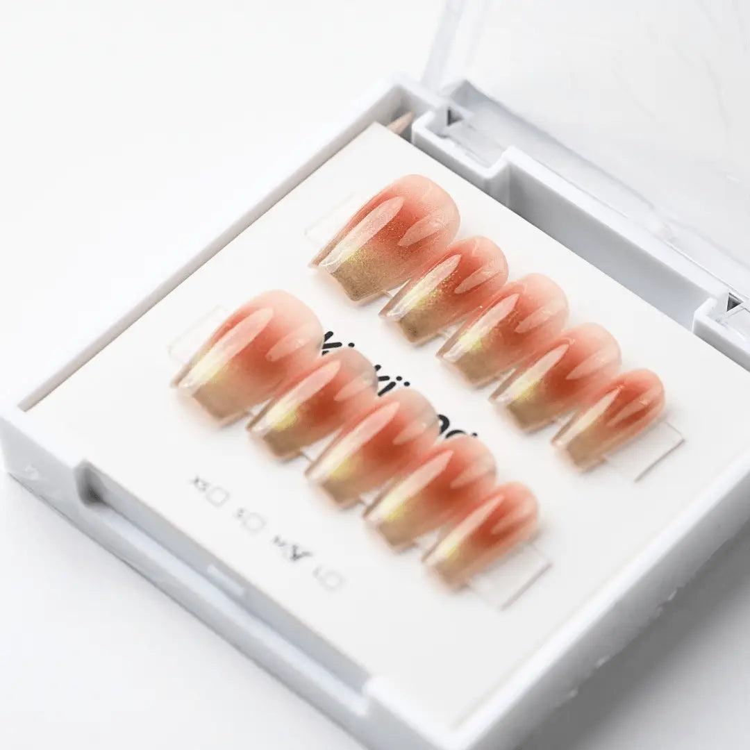 Kiokii Handmade Press - On Nails - Sunset by Kiokii and... – Press - On Nails