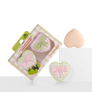 Kiokii Peach Soft Sponge Makeup Powder Puffs Set 2pcs by Kiokii and... – Foundation Tools photo