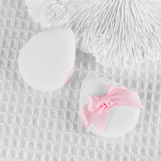 Kiokii Pink Satin Bow Powder Puffs 2pcs by Kiokii and... – Foundation Tools photo