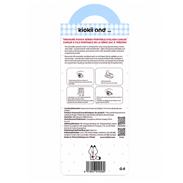 Kiokii Portable Eyelash Curler 1pc by Kiokii and... – Beauty Tool