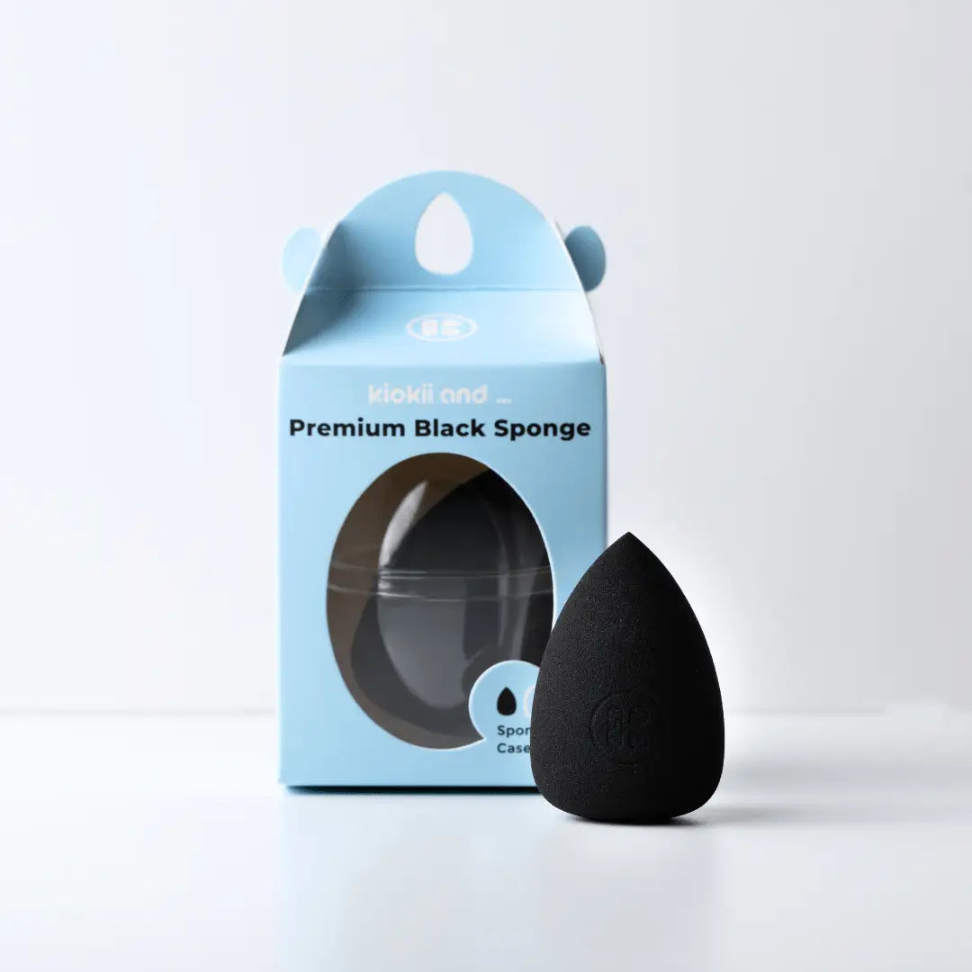 Kiokii Premium Black Makeup Sponge (1pc) by Kiokii and... – Foundation Tools