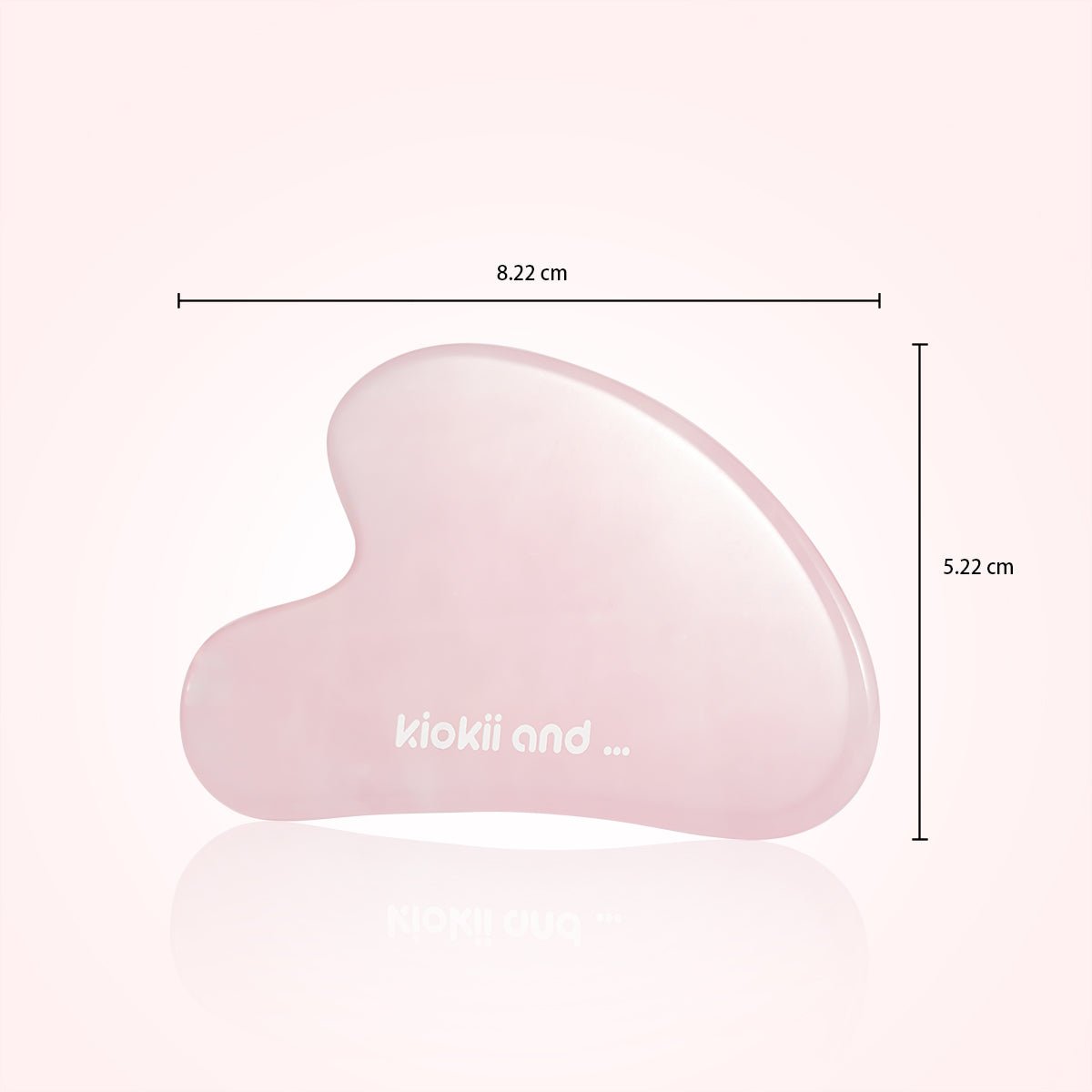 Kiokii Rose Quartz Gua Sha Stone 2pc by Kiokii and... – Body Care Tool