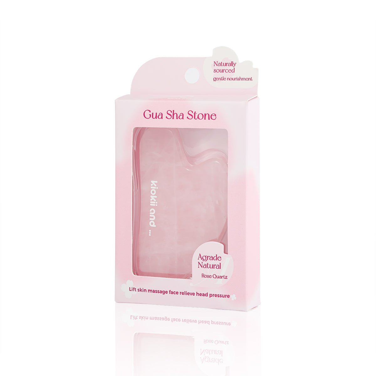 Kiokii Rose Quartz Gua Sha Stone 2pc by Kiokii and... – Body Care Tool
