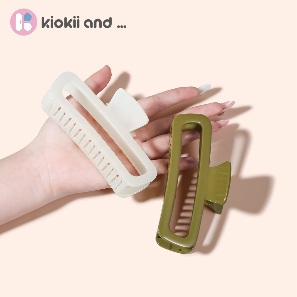 Arch14 Minimal Rectangle Claw Clip 1pc by Arch14 – Hair Accessories