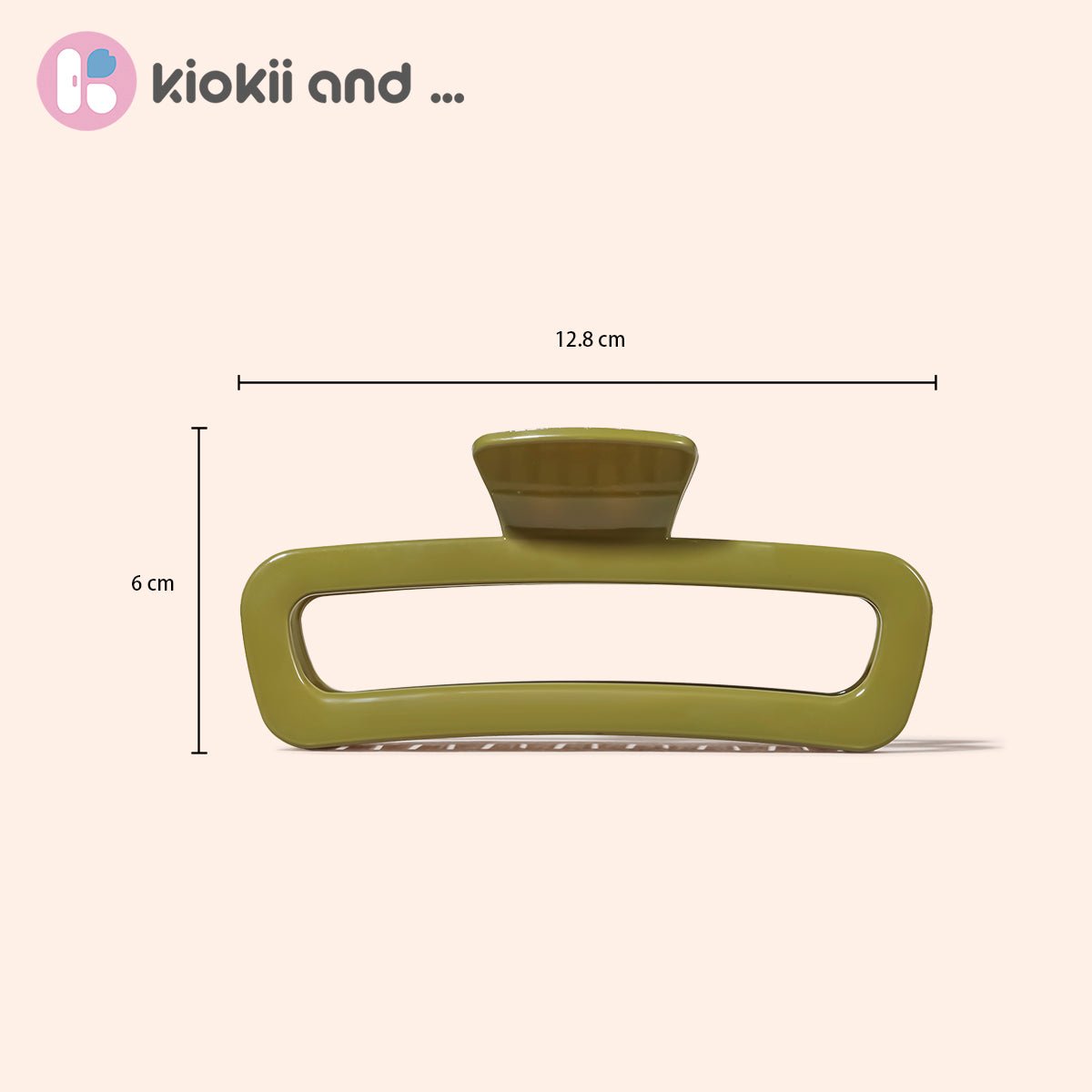 Arch14 Minimal Rectangle Claw Clip 1pc by Arch14 – Hair Accessories