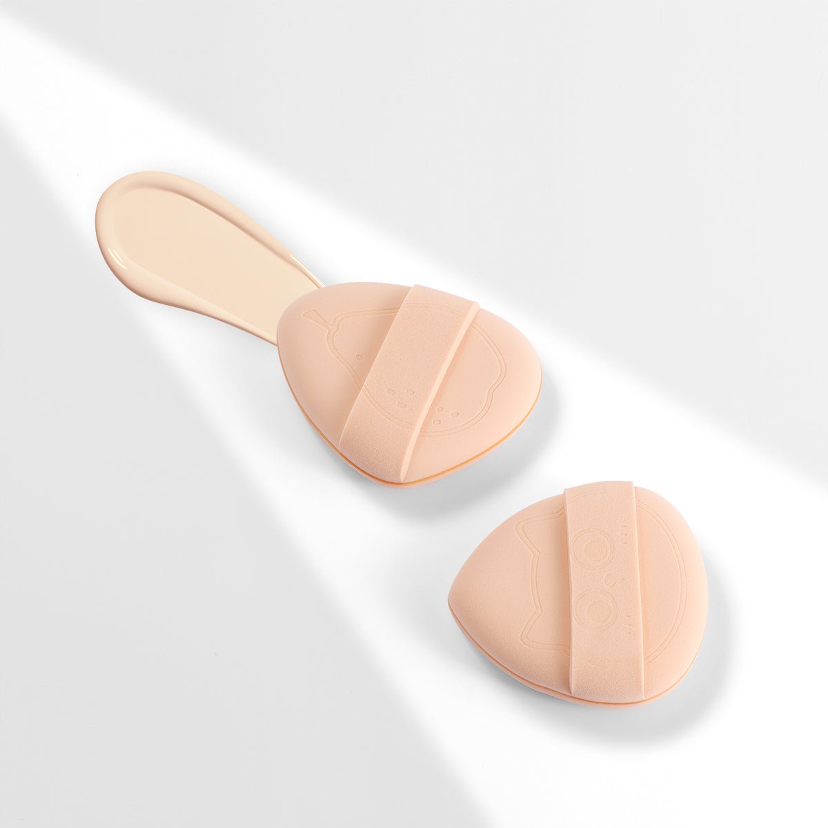 Kiokii Skin Color Soft Elastic Makeup Puffs 2 pcs by Kiokii and... – Foundation Tools