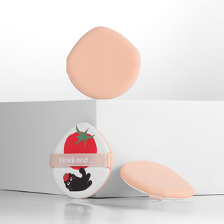 Kiokii Tomato Cat Makeup Puffs Set 3pcs by Kiokii and... – Foundation Tools photo