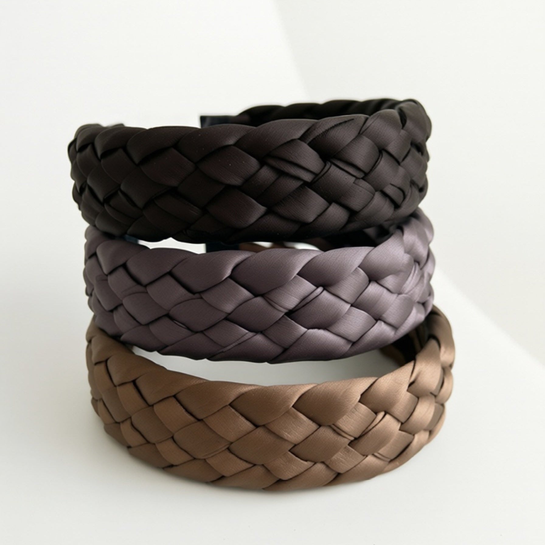 Kiokii Wide Braided Satin Headband - Elegant Non - Slip Hair Accessory (3 Colors) by Kiokii and... – Hair Accessories