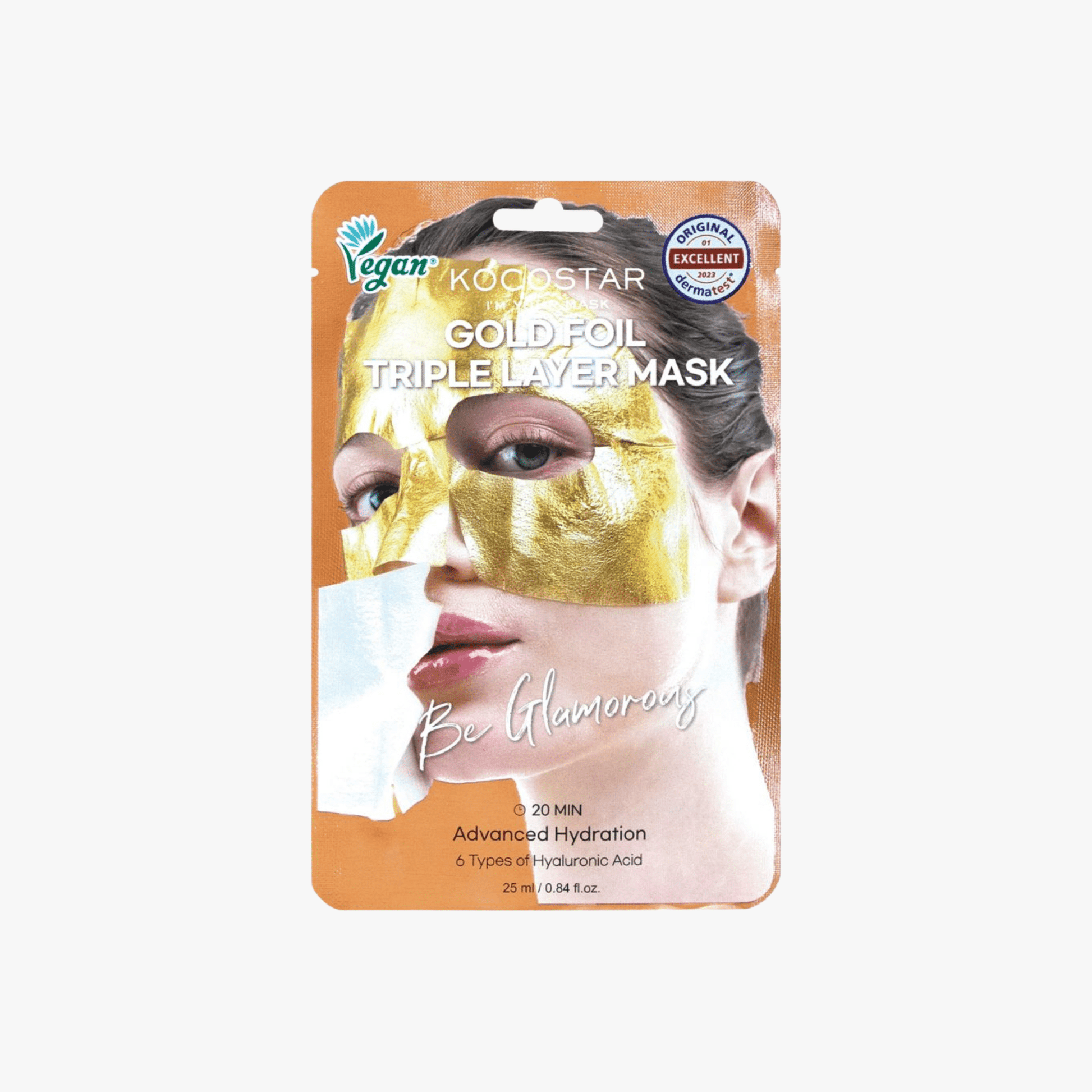 KOCOSTAR Gold Foil Triple Layer Mask 25ml by Kocostar – Sheet Mask