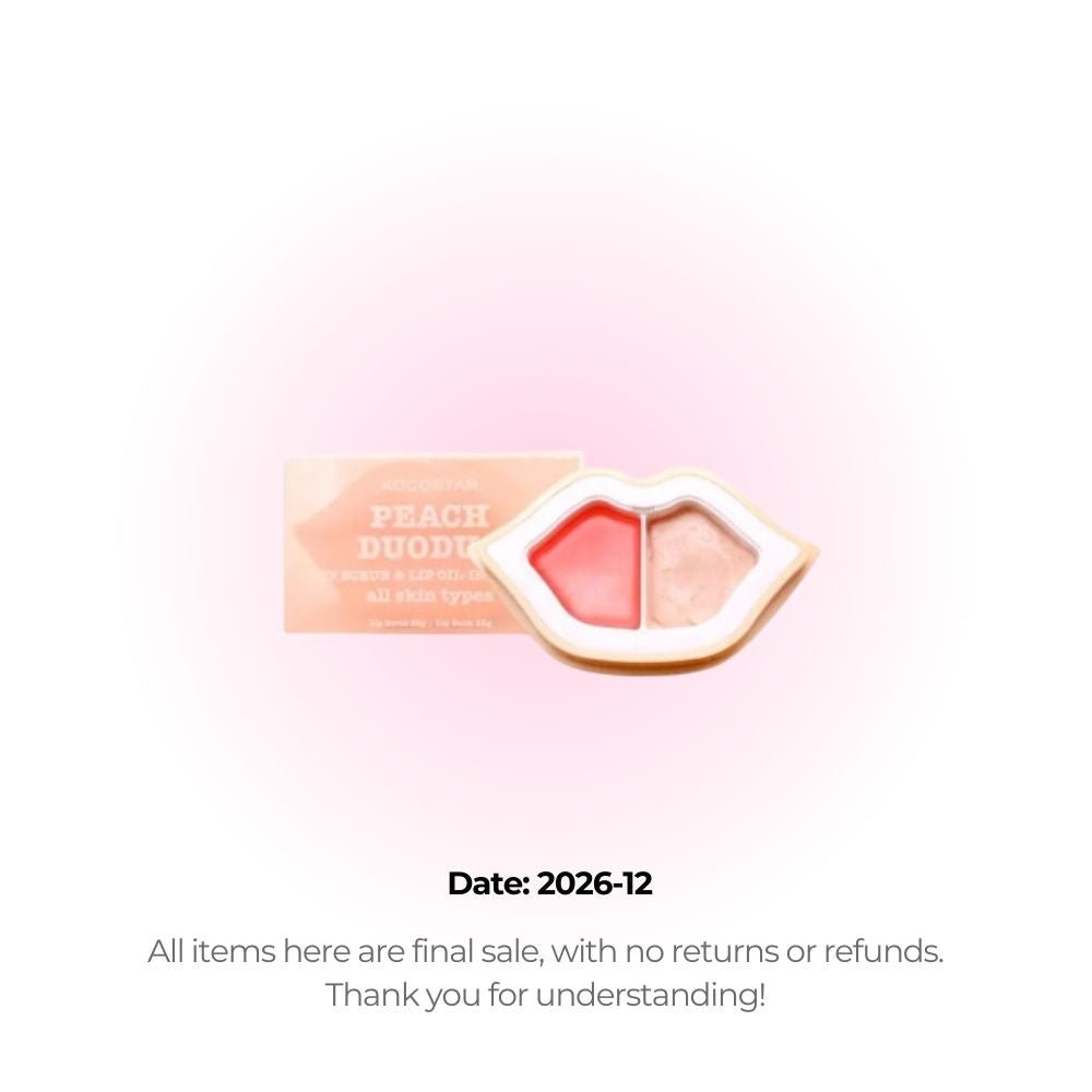 KOCOSTAR Peach Duoduo Lip Scrub & Lip Oil in Cream 21.5g (Clearance) by Kocostar – Lip Treatment