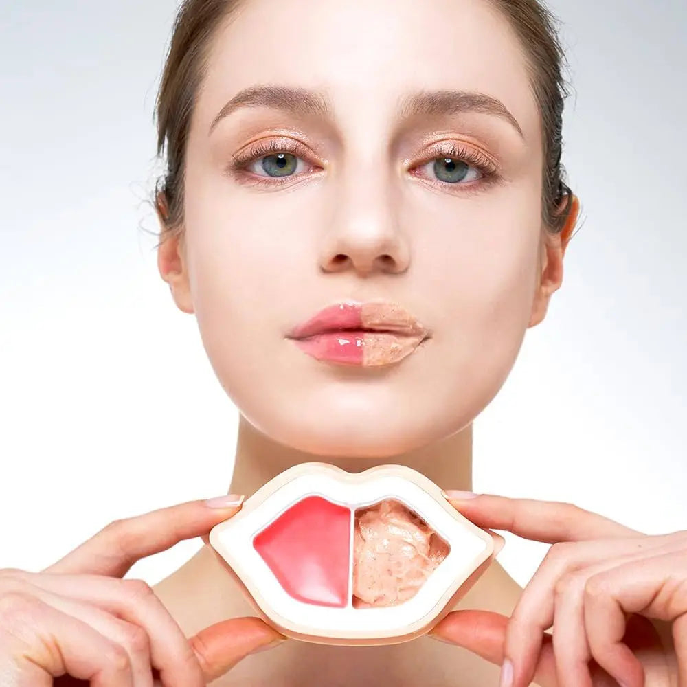 KOCOSTAR Peach Duoduo Lip Scrub & Lip Oil in Cream 21.5g by Kocostar – Lip Treatment