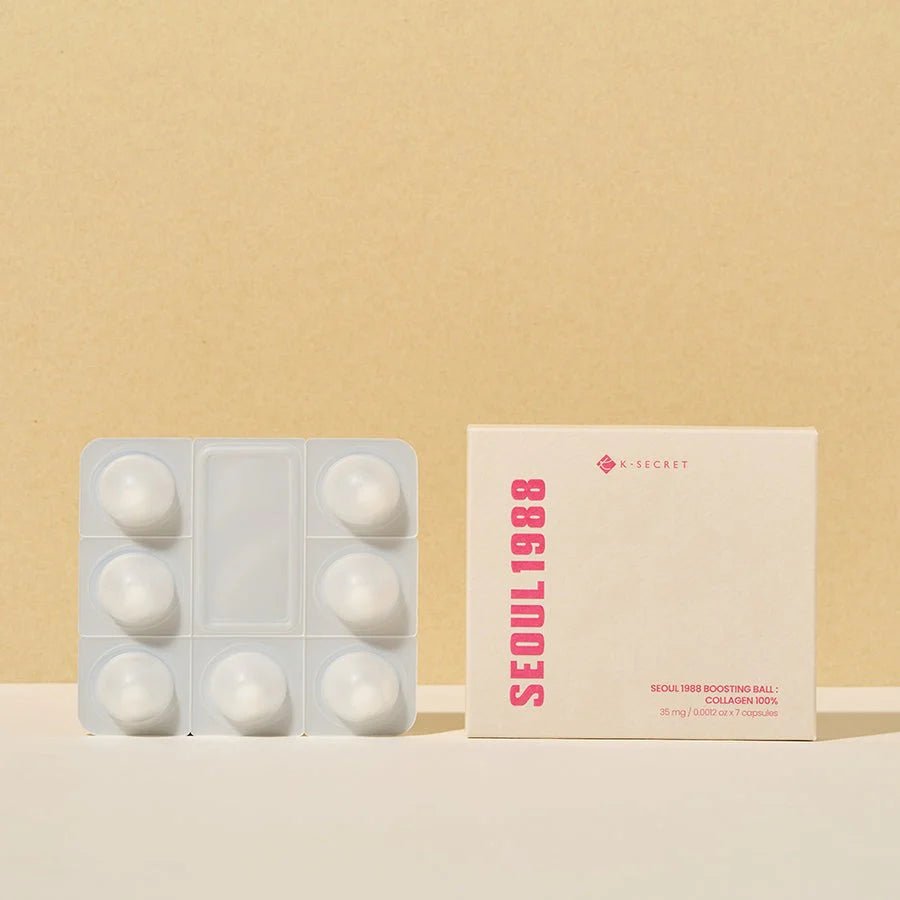 KSECRET SEOUL 1988 Boosting Ball : Collagen 100% 7x5ml by KSECRET – Serum & Ampoule