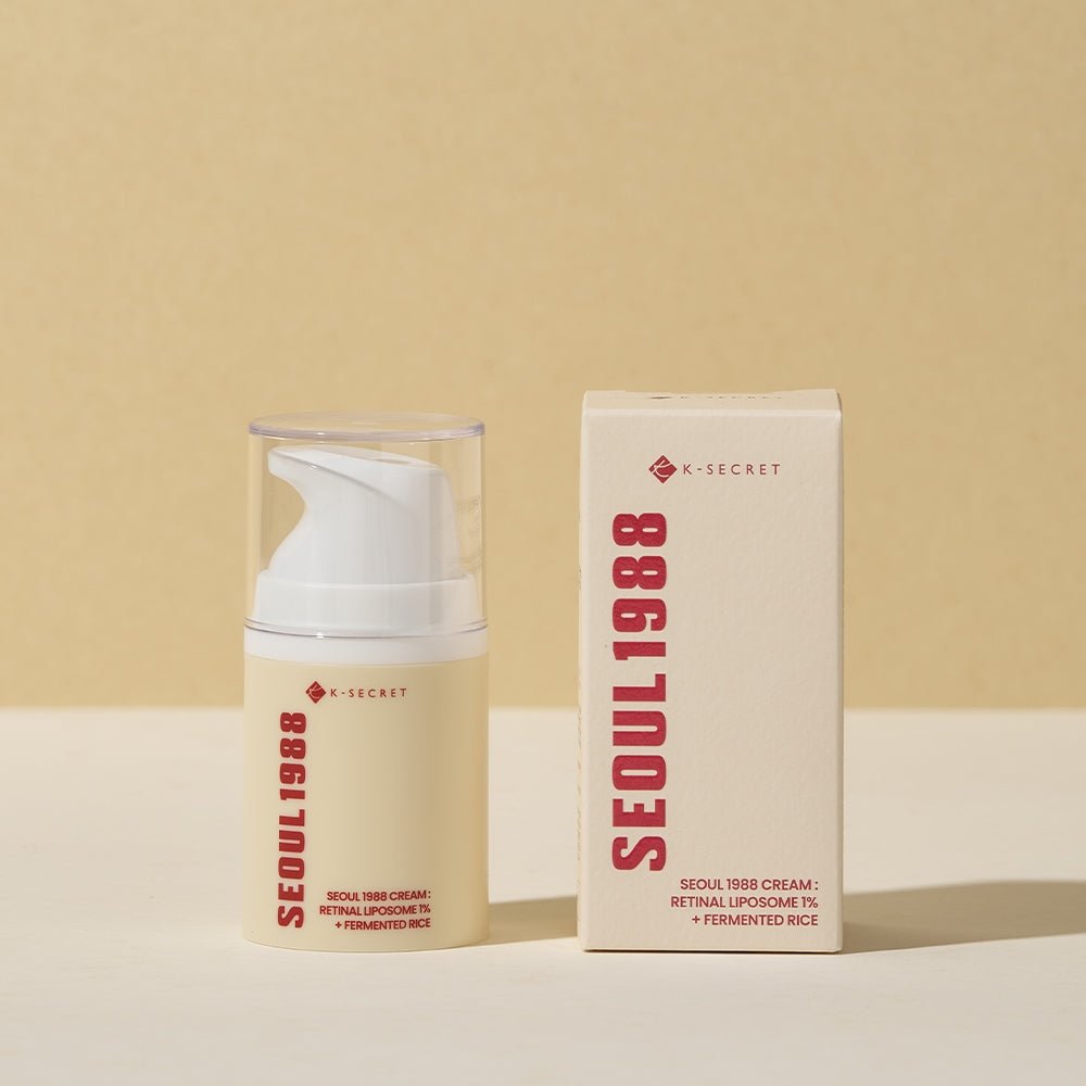 KSECRET SEOUL 1988 Cream: Retinal Liposome 1% + Fermented Rice 50ml by KSECRET – Lotion & Cream