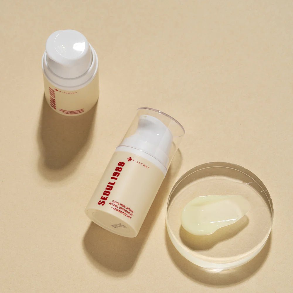 KSECRET SEOUL 1988 Cream: Retinal Liposome 1% + Fermented Rice 50ml by KSECRET – Lotion & Cream