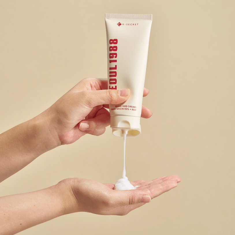 KSECRET SEOUL 1988 Cream: Snail Mucin 93% + Rice 100ml by KSECRET – Lotion & Cream