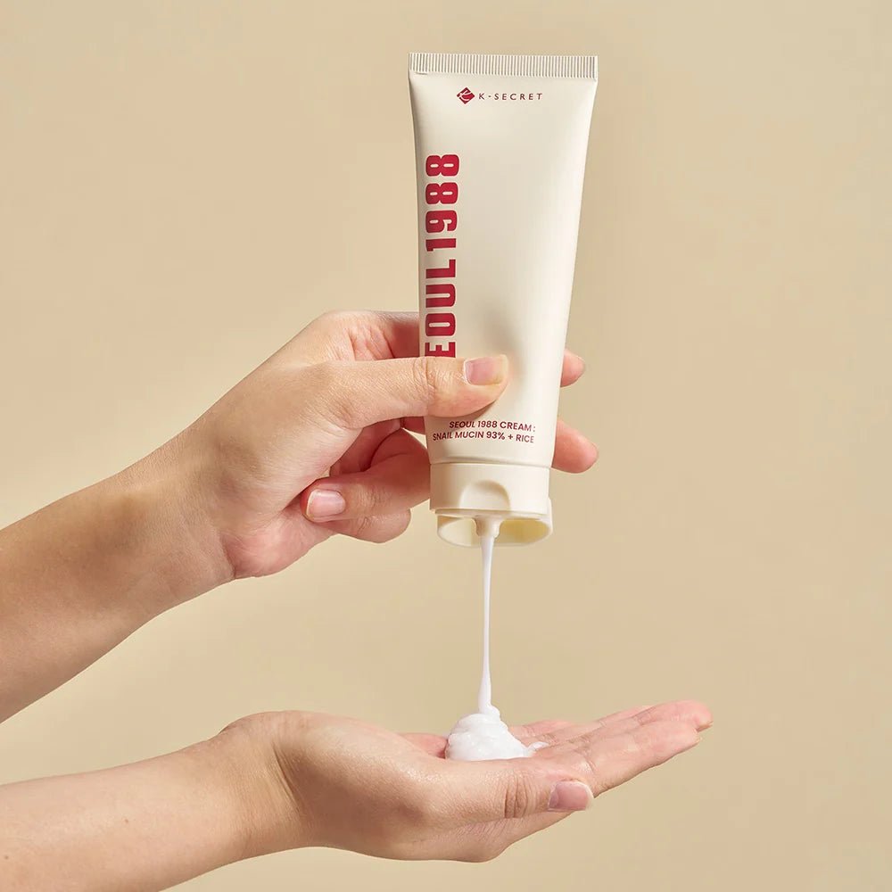 KSECRET SEOUL 1988 Cream: Snail Mucin 93% + Rice 100ml by KSECRET – Lotion & Cream