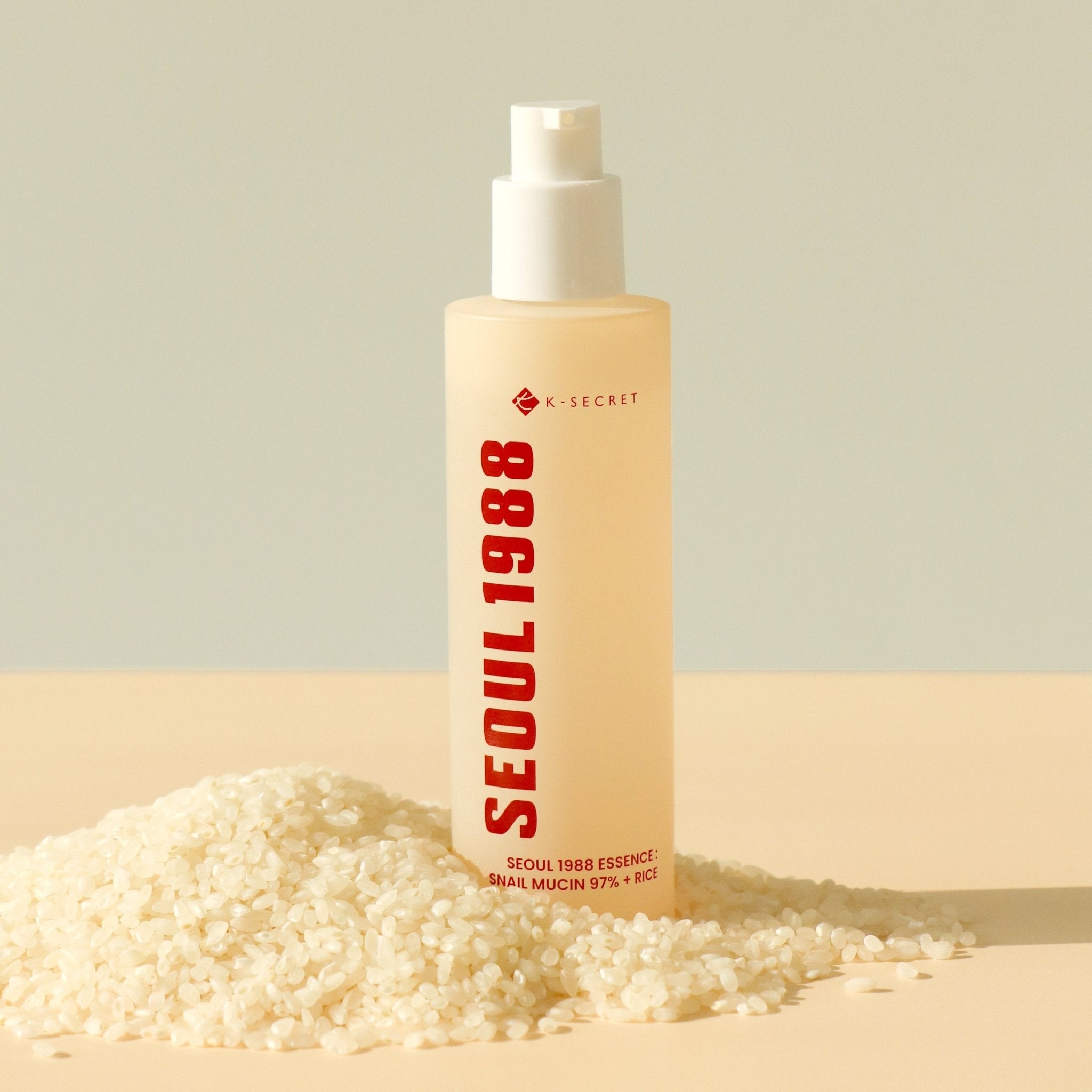 KSECRET SEOUL 1988 Essence: Snail Mucin 97% + Rice 100ml by KSECRET – Toner & Essence