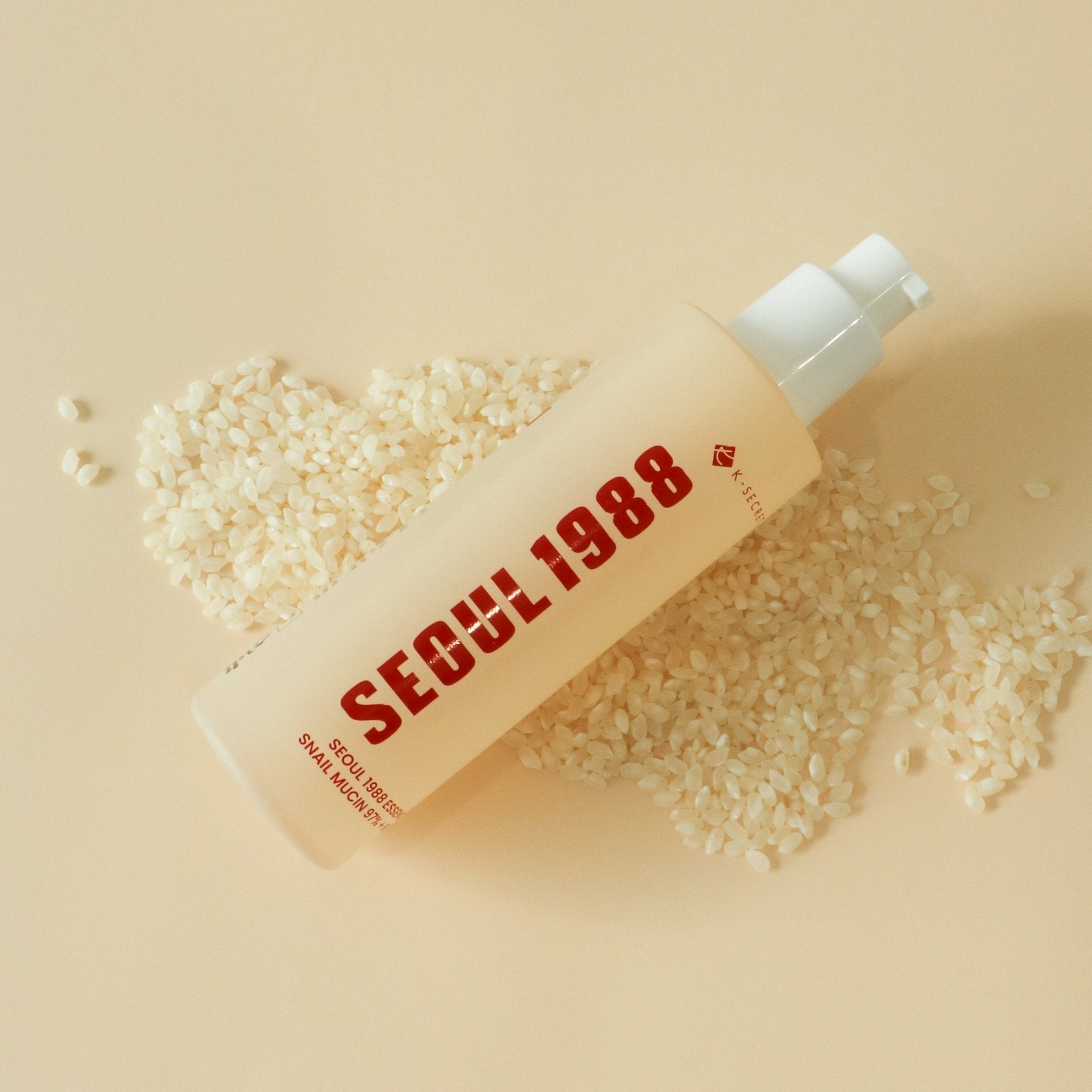 KSECRET SEOUL 1988 Essence: Snail Mucin 97% + Rice 100ml by KSECRET – Toner & Essence