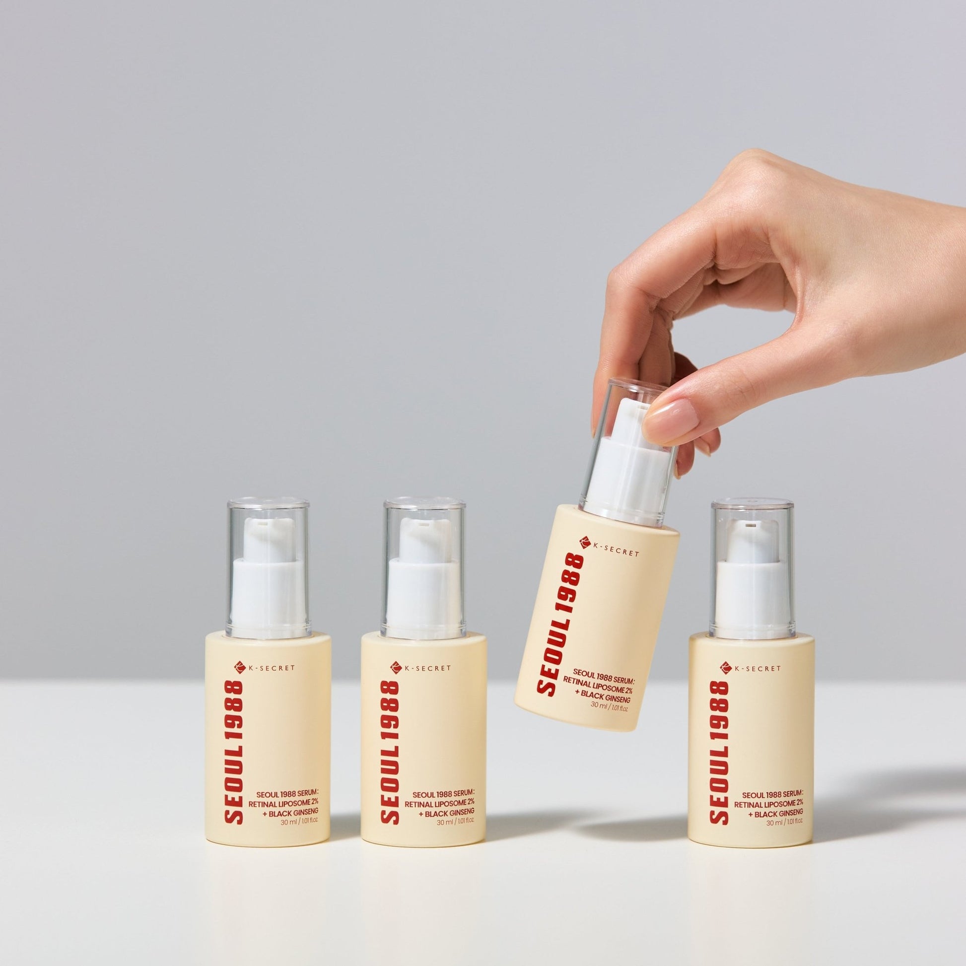 KSECRET SEOUL 1988 Serum: Retinal Liposome 2% + Black Ginseng 30ml by KSECRET – Serum & Ampoule
