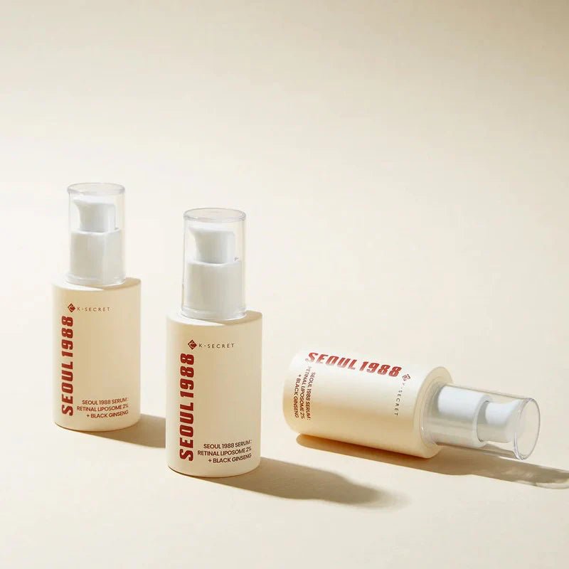 KSECRET SEOUL 1988 Serum: Retinal Liposome 2% + Black Ginseng 30ml by KSECRET – Serum & Ampoule