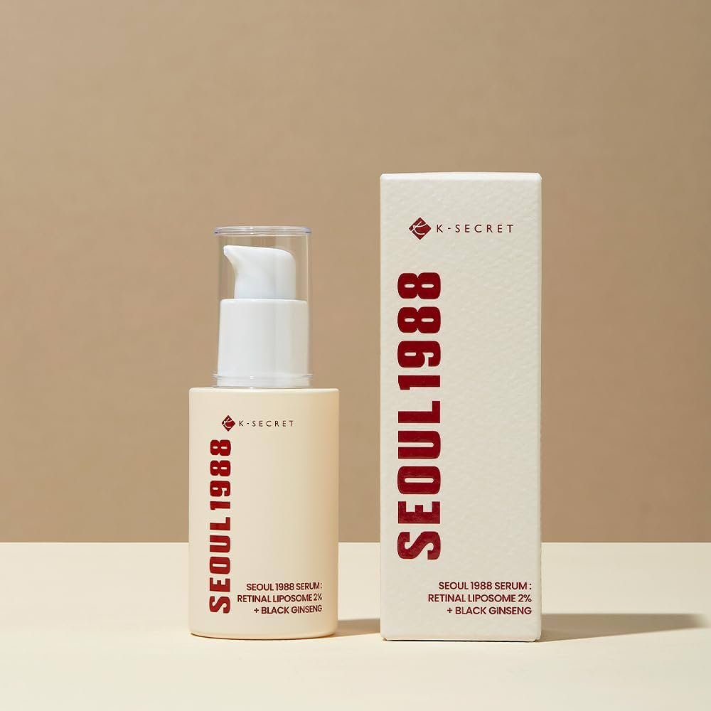KSECRET SEOUL 1988 Serum: Retinal Liposome 2% + Black Ginseng 30ml by KSECRET – Serum & Ampoule