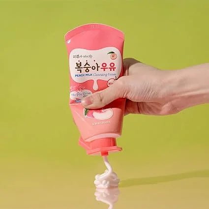 KWAILNARA Peach Milk Cleansing Foam 120ml by Kwailnara – Facial Cleanser
