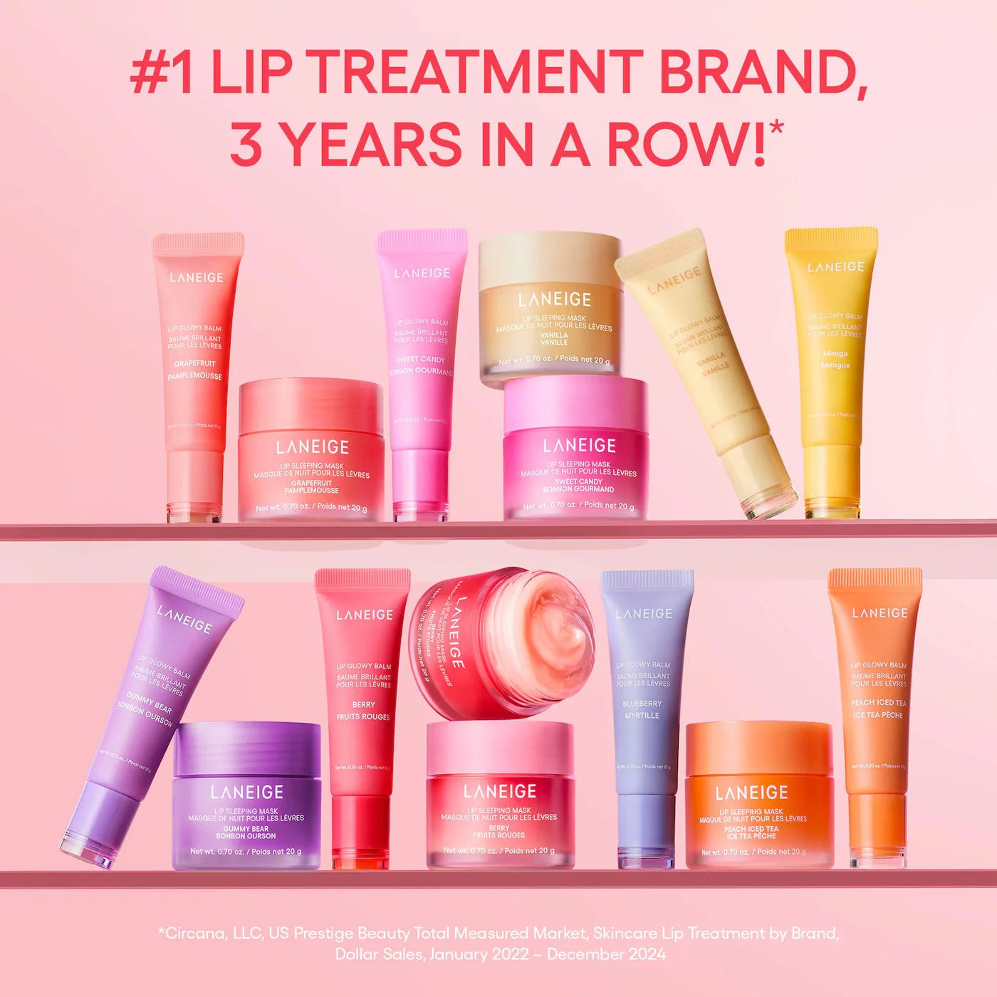 LANEIGE Lip Glowy Balm (5 Scents) by Laneige – Tinted Lip Balm