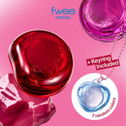 Fwee Lip & Cheek Glowy Jelly Pot + Pendant Keyring (Random Color) Set - 4g (3 Shades) by Fwee – Lip & Cheek Balm