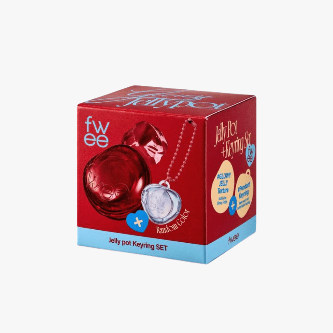 Fwee Lip & Cheek Glowy Jelly Pot + Pendant Keyring (Random Color) Set - 4g (3 Shades) by Fwee – Lip & Cheek Balm