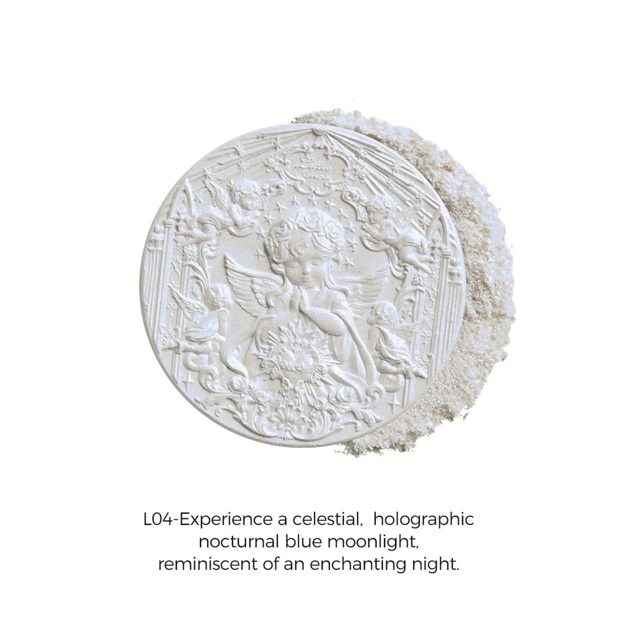 Flower Knows Little Angel Embossed Highlighter L04 Moon River by Flower Knows – Contour & Highlighter