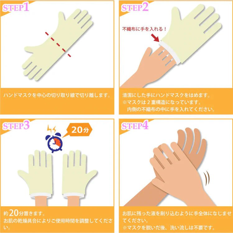 LUCKY TRENDY Moisturizing Hand (1 Pair) by LUCKY TRENDY – Hand Mask
