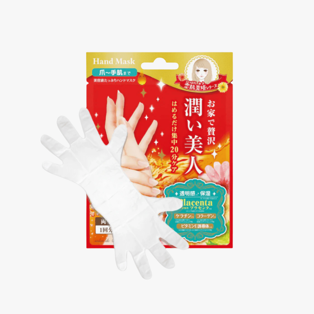 LUCKY TRENDY Placenta Moist Hand Mask 1pair by LUCKY TRENDY – Hand Mask