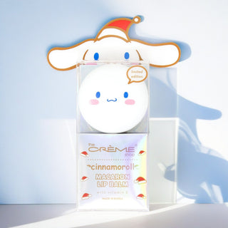 Macaron Lip Blam Cinnamoroll Holiday Peppermint Cocoa - The Creme Shop | Kiokii and...