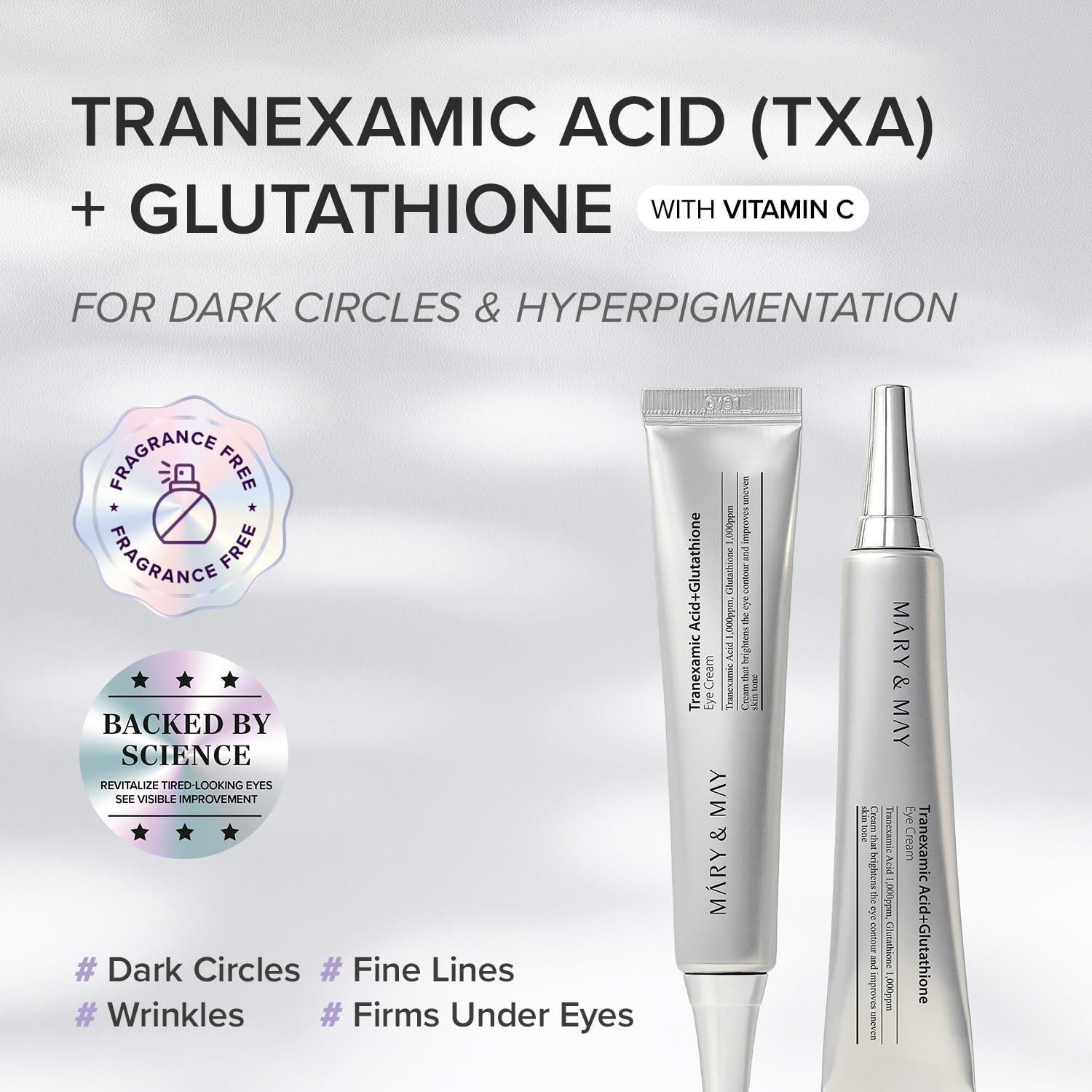 Mary&May Glutathione Eye Cream Special Set (30g+12g x 2) by Mary&May – Skincare Set