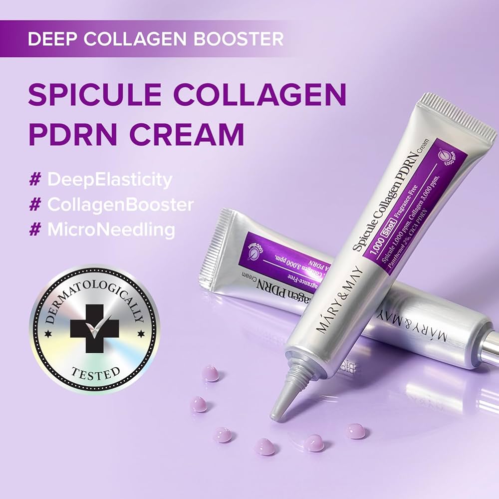 Mary&May Spicule Collagen PDRN Cream 15g by Mary&May – Lotion & Cream