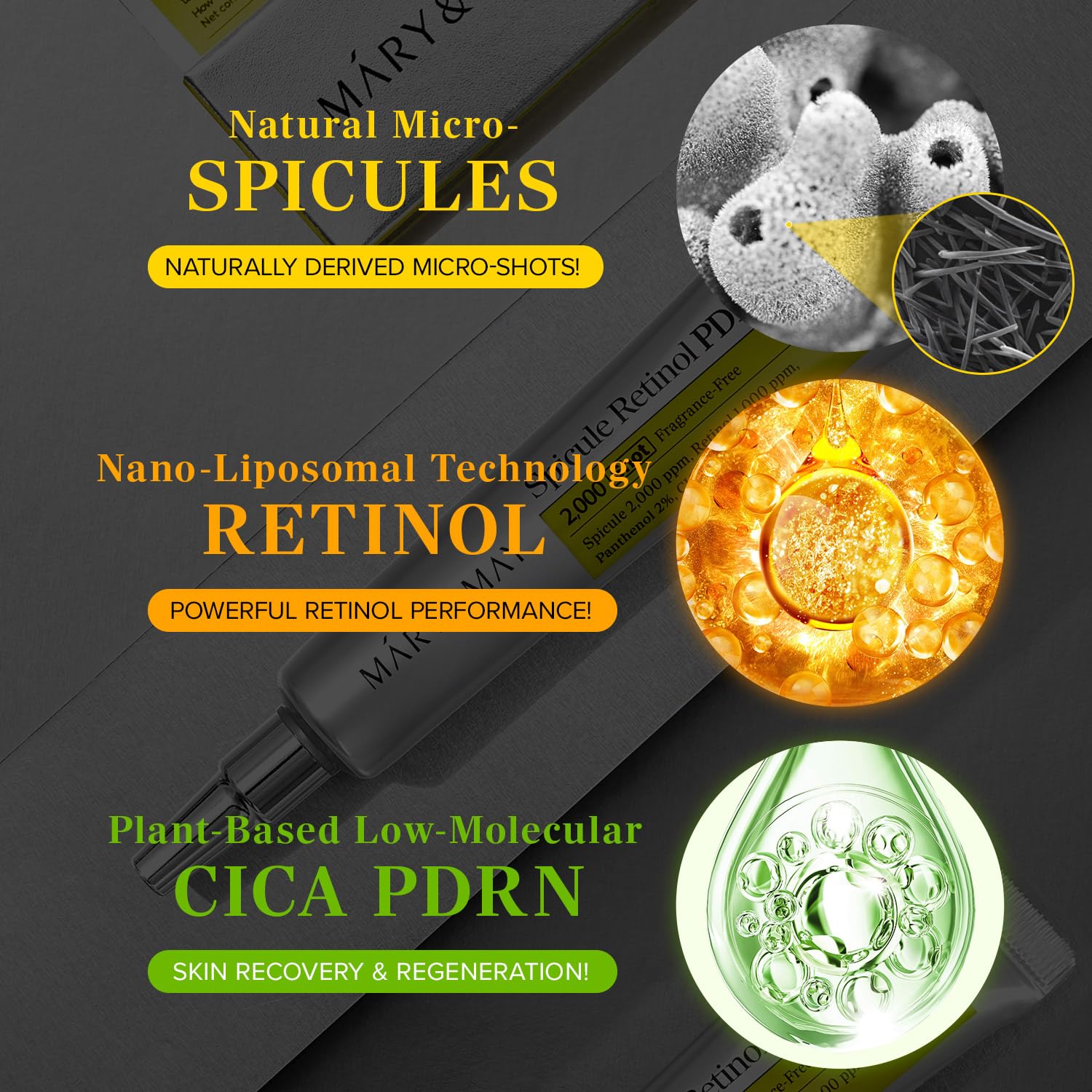 Mary&May Spicule Retinol PDRN Cream 15g by Mary&May – Lotion & Cream