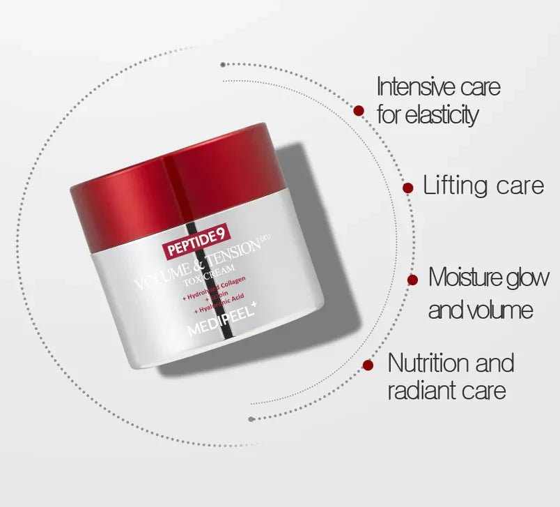 MEDI - PEEL Peptide 9 Volume And Tension Tox Cream Pro 50g by Medi Peel – Lotion & Cream