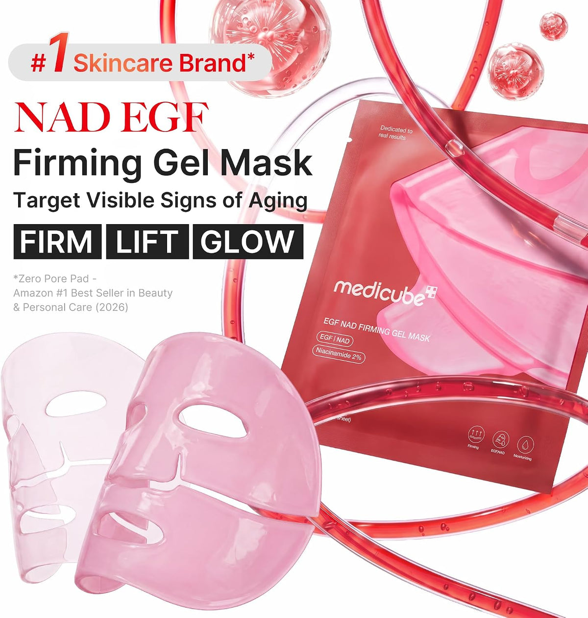 medicube EGF NAD Firming Gel Mask 4pcs by medicube – Sheet Mask