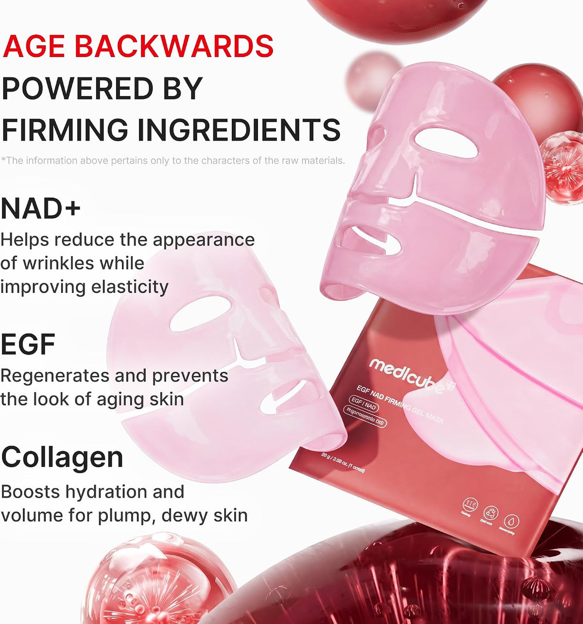 medicube EGF NAD Firming Gel Mask 4pcs by medicube – Sheet Mask