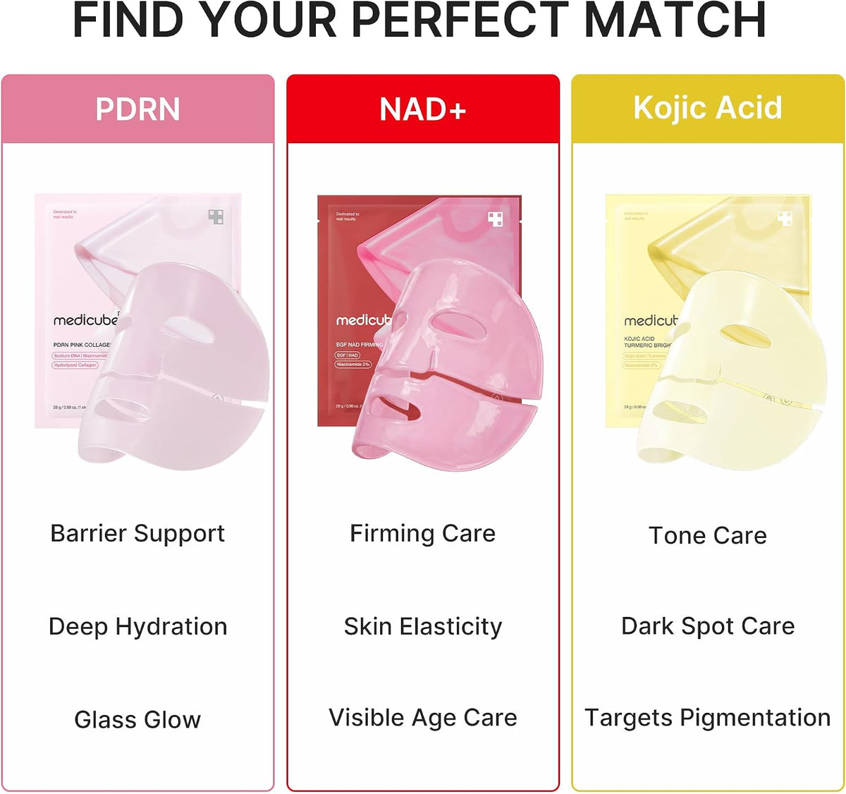 medicube EGF NAD Firming Gel Mask 4pcs by medicube – Sheet Mask