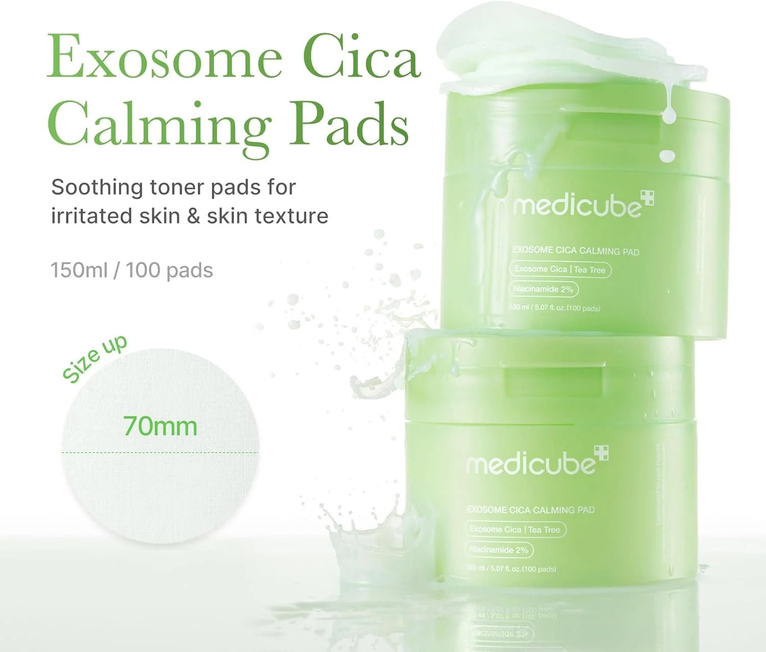 Medicube Exosome Cica Pad 70pcs by Medicube – Toner Pads